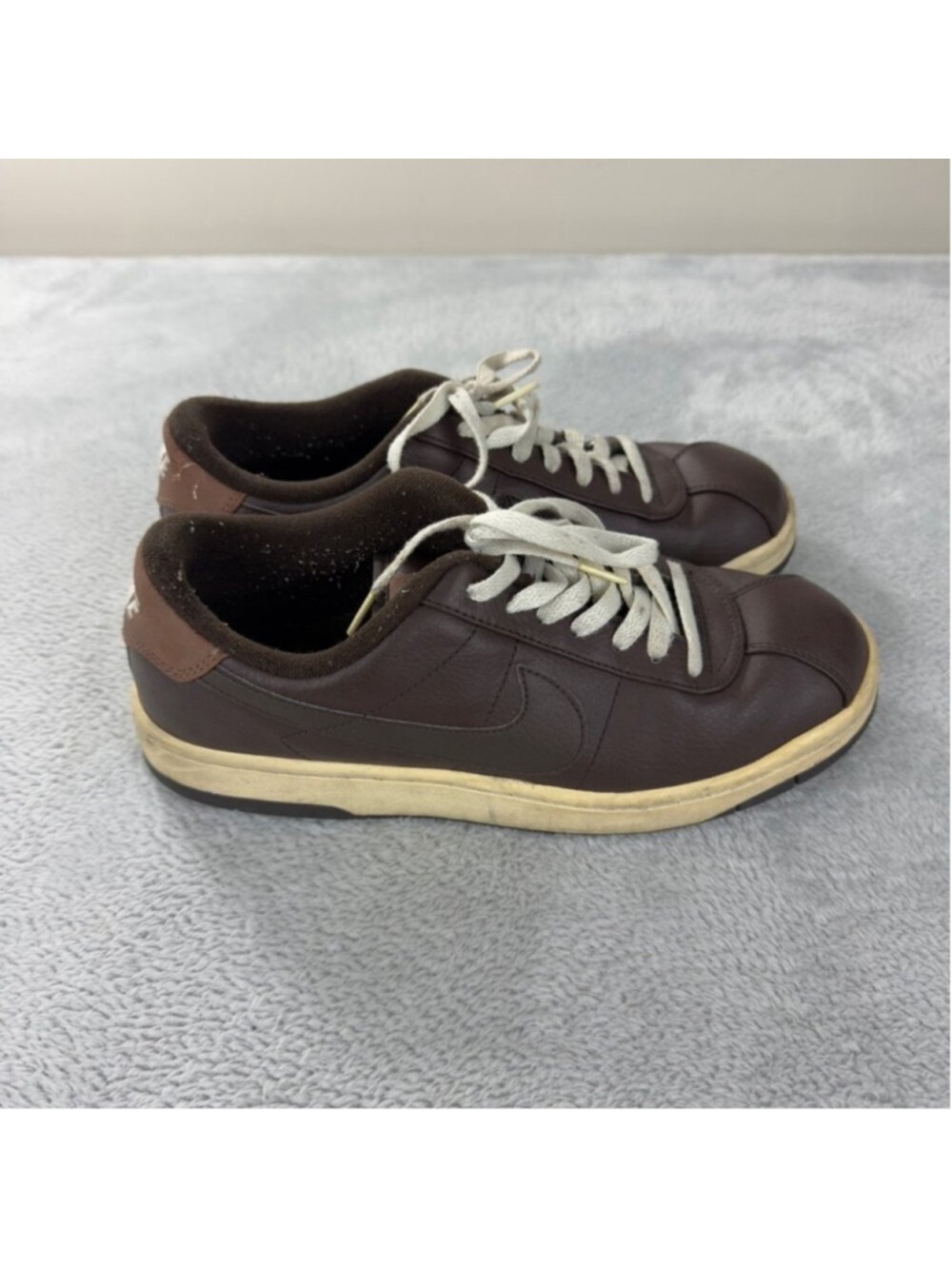 Nike Men Sz 9 US/8 UK/42.5 EU Air Force 1 07’ Brown Leather Sneakers 315807-221